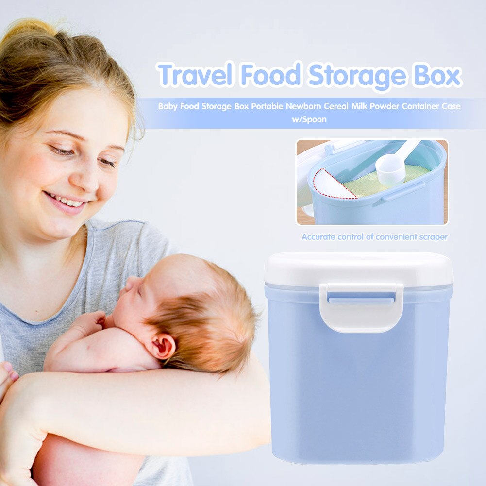 Baby Milk Powder Container Formula Dispenser Travel Sealed Food Storage Box