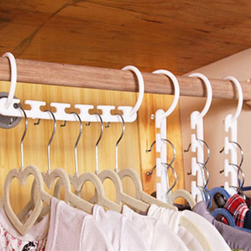 Clothes Hanger Clothing Organizer 1PC Multi Layers Cloth Hanger Hook Hangers Clothes Holder Rack Perchas: 1 pc 23.5x2.5cm