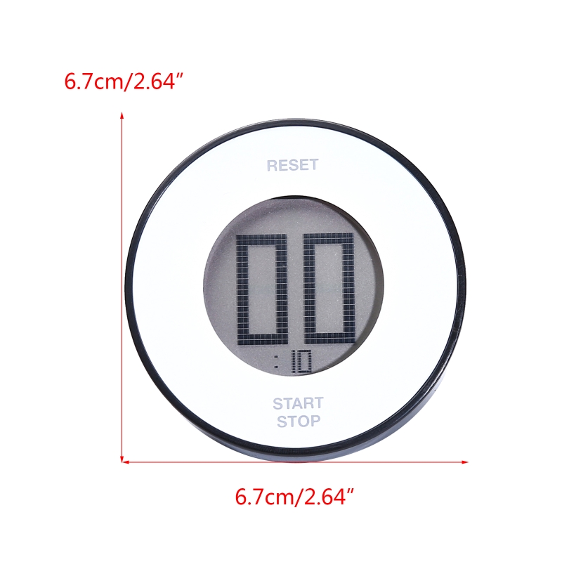 Digital Timer Large LED Display Countdown Countup Magnet Time Management for Classroom Cooking Fitness Baking Studying Teaching