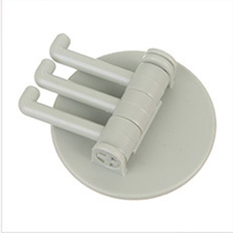 2PC Useful Adhesive Stick On Wall Hooks Clothes Cloth Hanger Hats Key Hanger: green