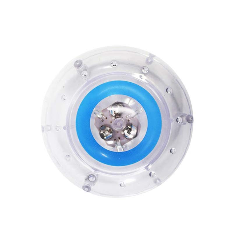 Baby Kids Electric Flashing Bathing Toys Tub LED Light Shower Diamond Waterproof Colorful Baby Kids Bathroom Toy: Blue