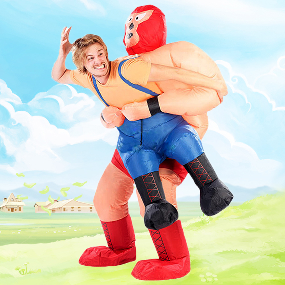 Halloween Producten Fietsen Opblaasbare Kostuums Jaarlijkse Show Boksen Wrestler Opblaasbare Kostuums: Default Title