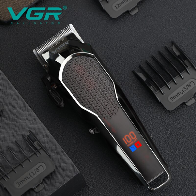 salon series adjustable hair clipper finishing hair trimmer electric hair cutter beard trimer with 2200mAh battery