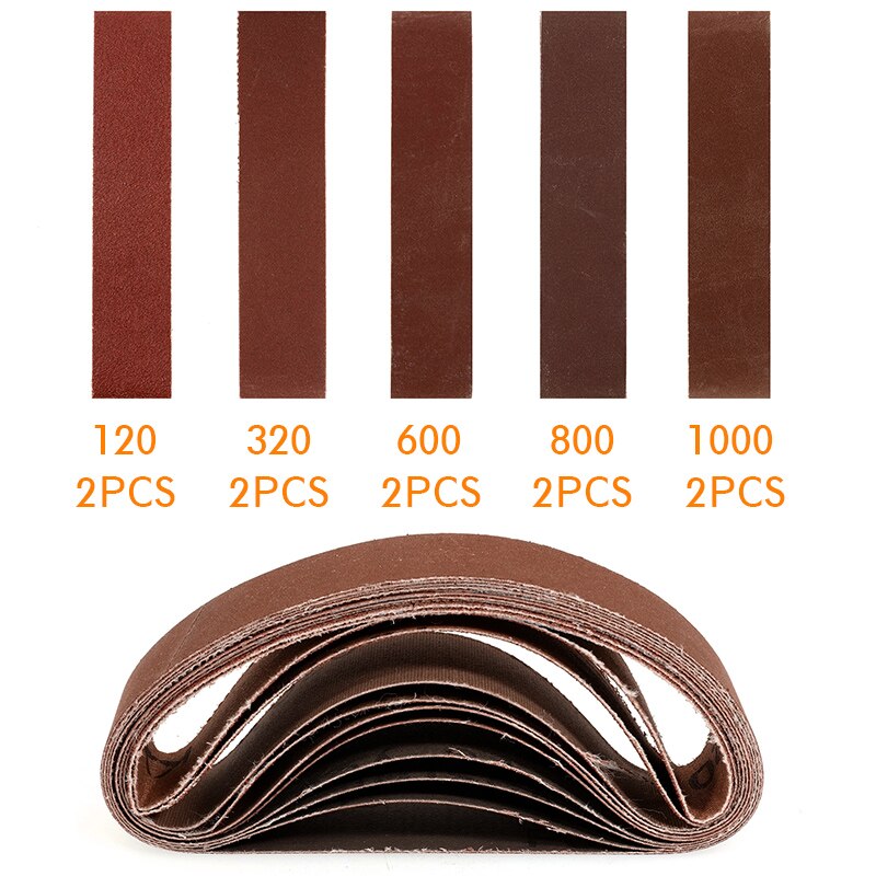 110V/220V Multifunctional Mini Electric Belt Sander DIY Polishing Grinding Machine Cutter Edges With 10PCS Belt Sharpener Tool