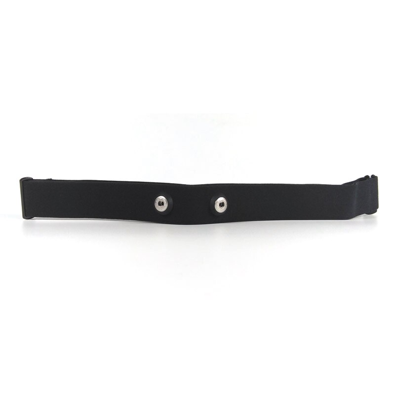 Heart Rate Monitor Comfortable Sensitive Stable Adjustable Elastic Chest Soft Strap Band Sport Running Bluetooth: Black