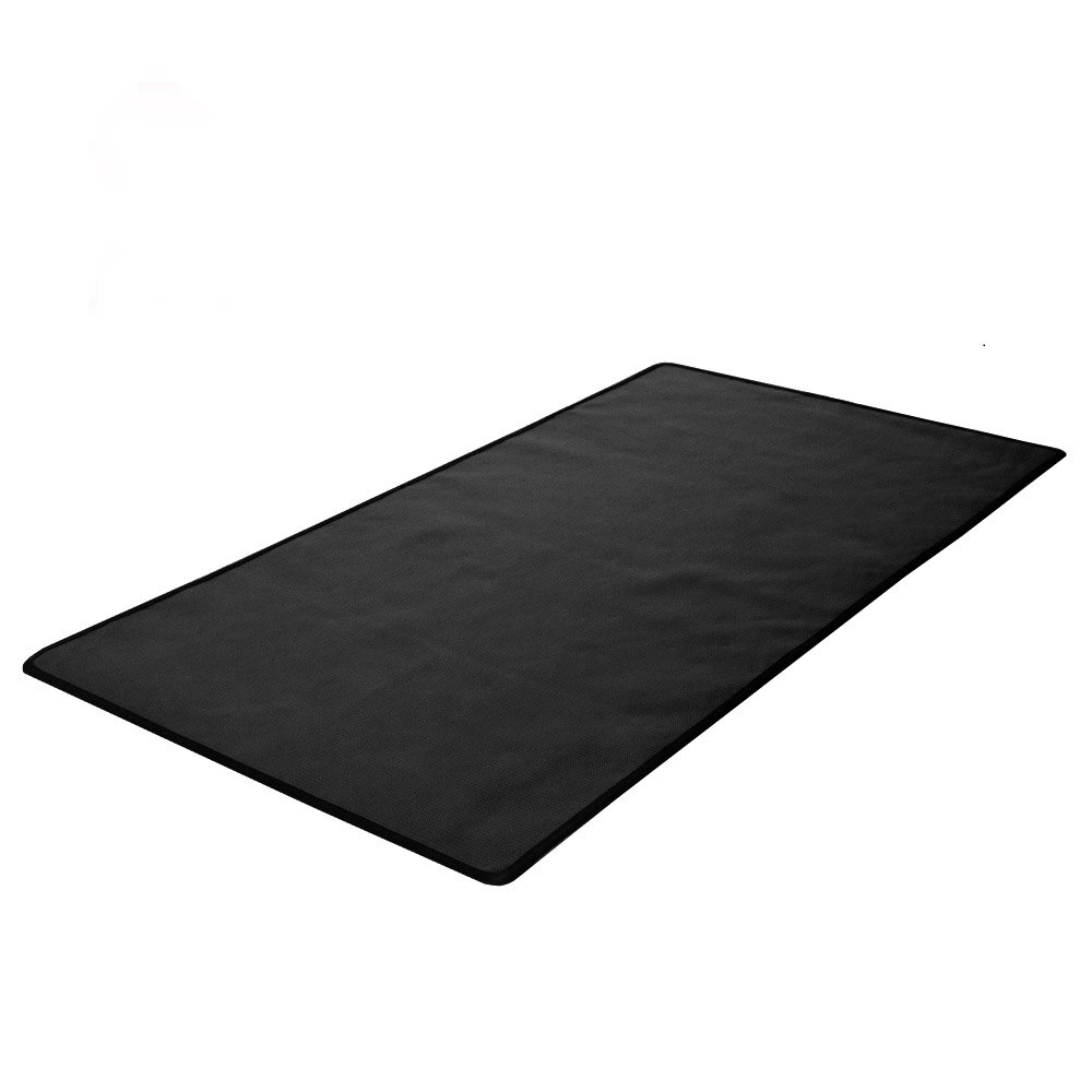 Tapis ignifuge de 100x50cm | Tapis revêtu de silicone en fiber de verre, tapis pour cheminée grill BBQ, tapis de rectangle de flamme