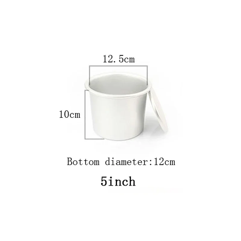 4/5/6/8Inch Hollow Schoorsteen Chiffon Cake Bakken Pan Verhooging Verdikking Cheesecake Mousse Cakevorm bakken Accessoires: Chocolade