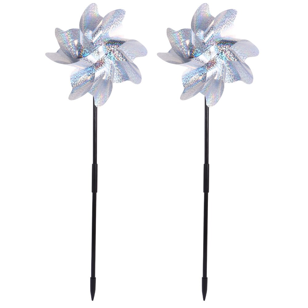 2Pcs Useful Bird Repeller Bird Repellent Windmill Bird-Driving Wind