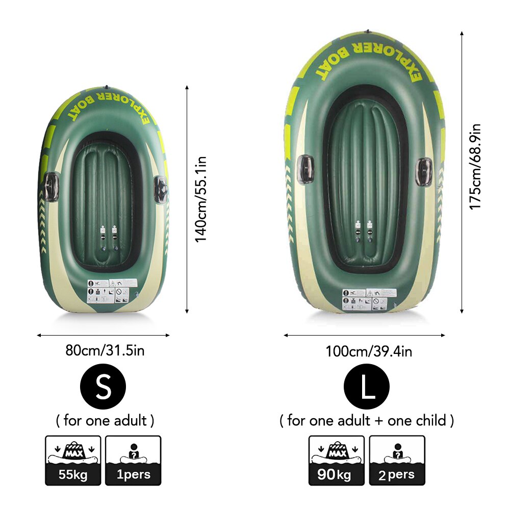 Professionele Pvc Kajak Kano Waterdicht Kajak Boot Kano Opslag Transport Stof Opblaasbare Boot Zwembad Vissersboot Rubber Boot