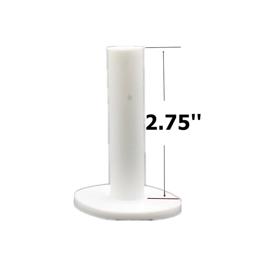 Golf gummi tee 3 stk/pakke 1.5/2.25/2.75/3.0/3.13 tommer driving range øvelsesværktøj holdbar golf tees holder hvid finger ti: 2.75 tommer --72mm