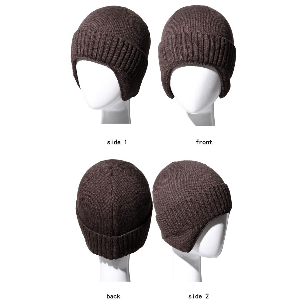 Bonnets de Ski à la pour hommes et femmes, en tricot, pour l'extérieur, extensibles, décontractés, doux et chauds, hiver