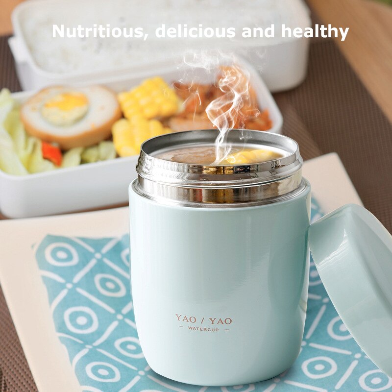 250ML Mini Food Thermos For Kids Portable Lunch Box Portable Stainless Steel Food Soup Containers Vacuum Flasks Thermo Cup