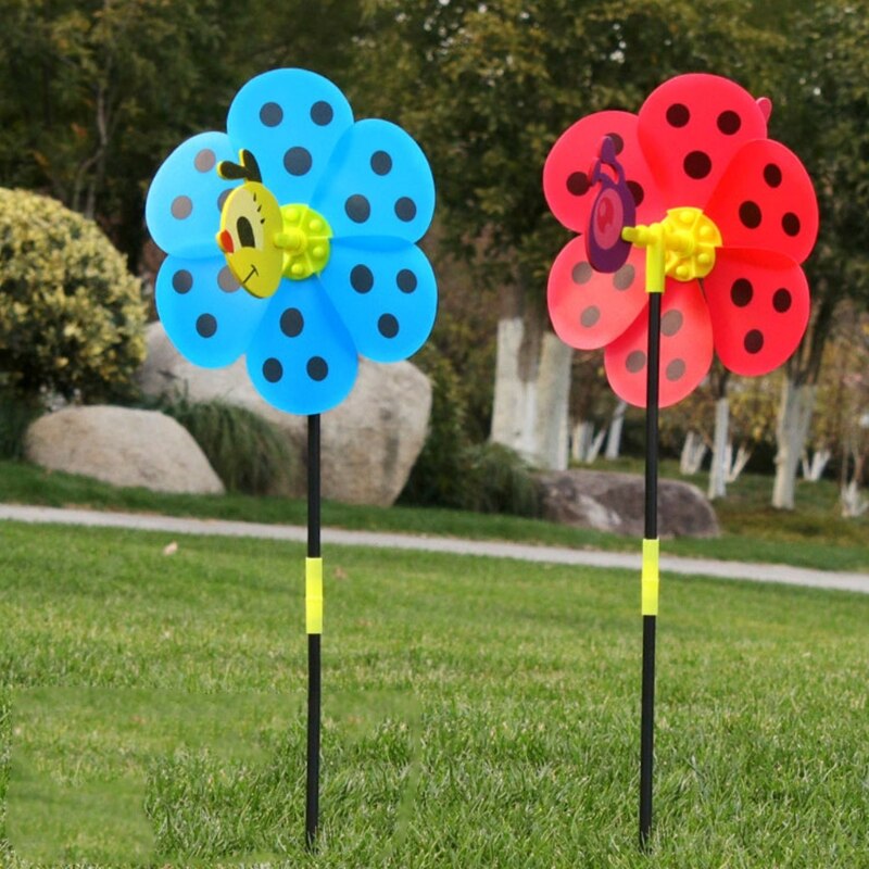 28\" Child DIY Colorful Sunflower Windmill Toy Children Outdoor Activities Toy T5EC: K Style