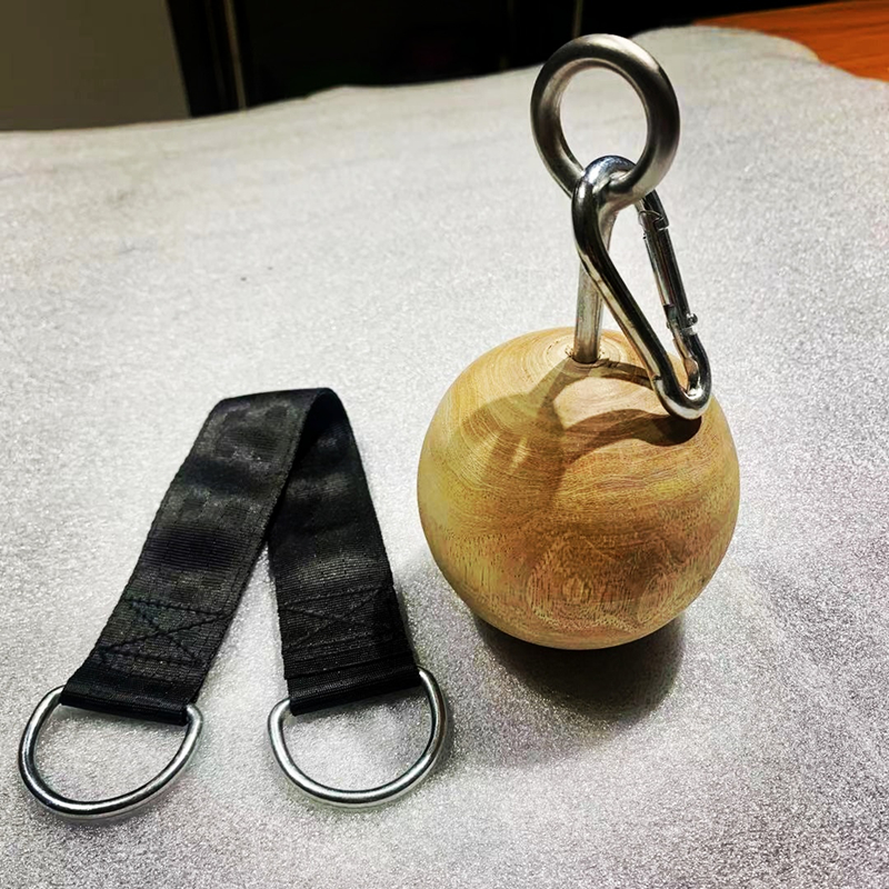 Holz Klettern Energie Ball Klettern und Bouldern Greifer Prämie Fitness Kanonenkugel Halten Griffe ziehen hoch Ball