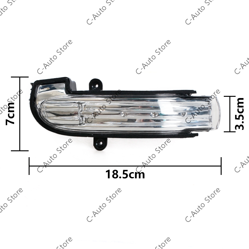 per Mercedes-Benz Classe C W203 C230 C240 C32 2004 2005 2006 2007 4 Porte auto portato Specchio Indicatore di direzione 2038201521 2038201621