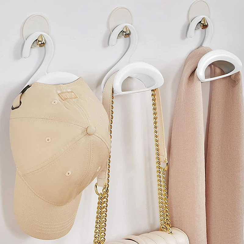 Neue Ins Bogen Tasche Aufhänger Haken Kleiderschrank Rack Mehrzweck Schrank Tuch Handtasche Halter Haken Hängen Lagerung Rack Hut Schals regal