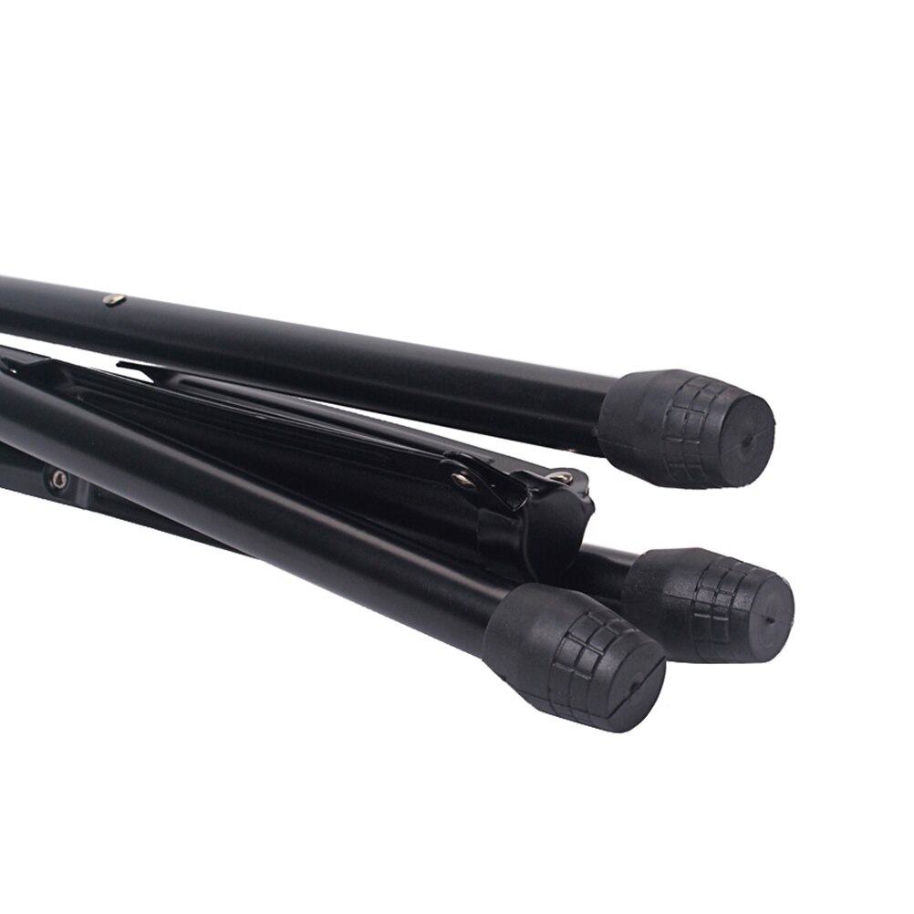 8inches Adjustable Metal Tripod Dumb Drum Stand Practice Pad Rack Bracket Support Percussion Accessory(Black)