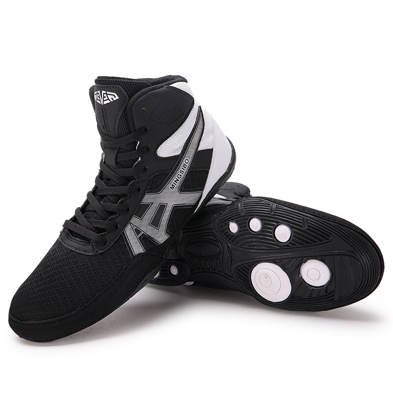 Men Training Wrestling Shoes Light Weight Wrestling Footwear Male Breathable Flighting Boxing Shoes Men Boxing Sneakers