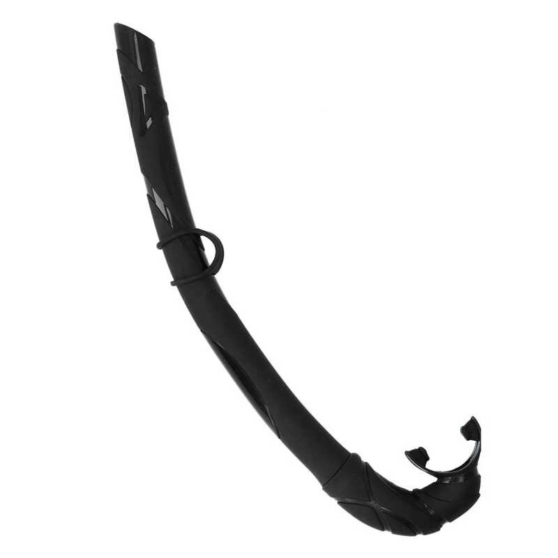 Tube de respiration flottant pour plongée sous-marine, Gel de silice, pour adultes, natation, piscine, Sport sous-marin: Black