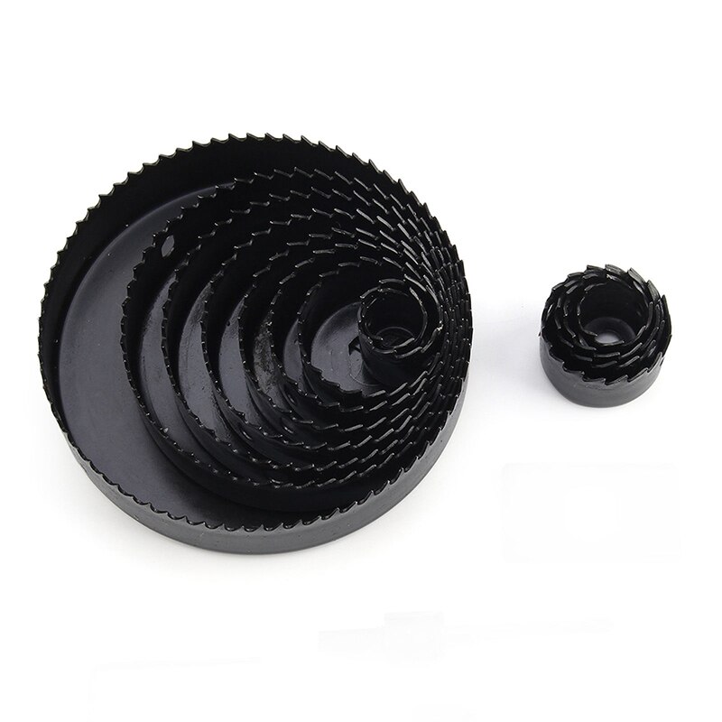 17 hål sågen kit 19-127mm metall cirkel fräs rund borr trä legeringsdownlights