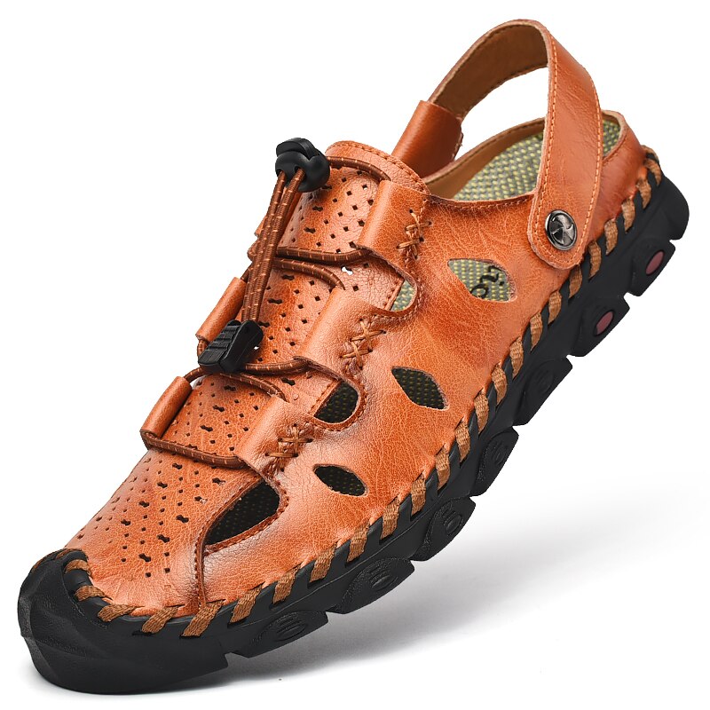 Chaussures respirant véritable sandales confort sandles zomerschoenen de chaussures schuhe zapatillas schoenen extérieur deportivas