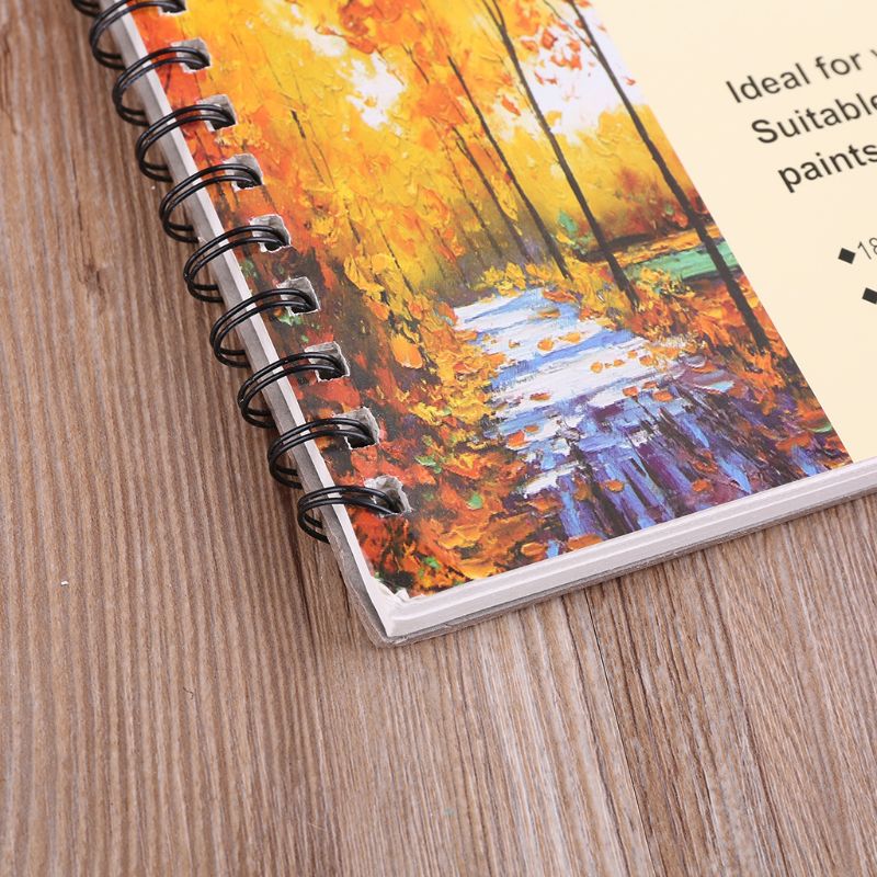 A4 Watercolor Paper Art Artist Sketchbook Sketch Pad Drawing Painting 24 Sheet B2QF