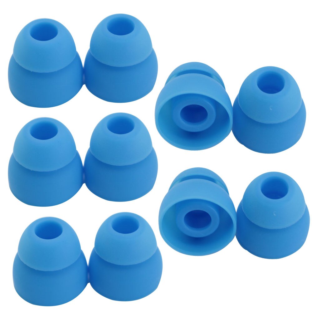 Poyatu Vervanging Siliconen Oordopjes Knoppen Voor Powerbeats 2 Draadloze Powerbeats3 Headset Sport Hoofdtelefoon Oordopjes Oordopjes Oorhaak: Blauw