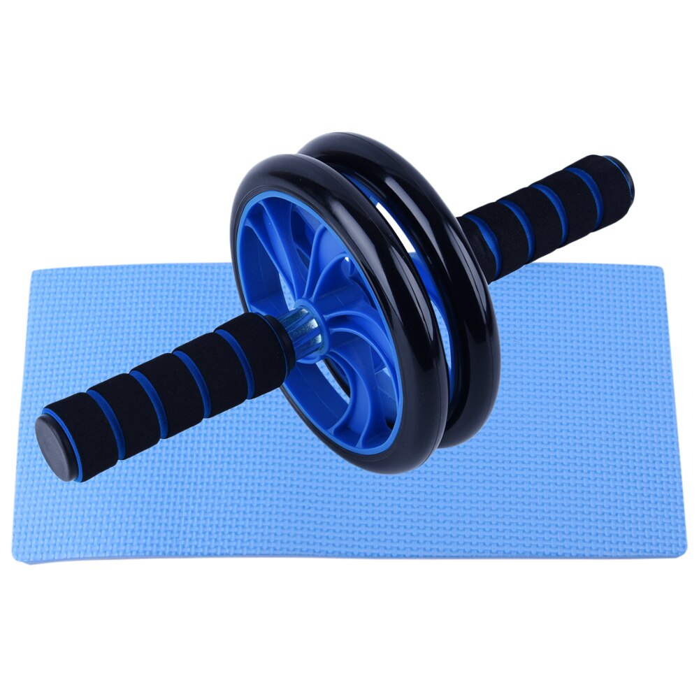 5-In-1 AB Wheel Roller Kit with Push-Up Bar Jump Rope Hand Gripper and Knee Pad Abdominal Core Carver Fitness equipment: as picture