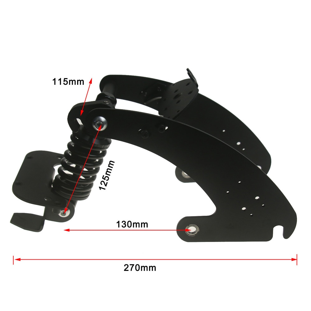Max  g30 elektrisk scooter bakre stötdämpningsdel bakfjädringssats för ninebot -skotrar framhjulsgaffeltillbehör