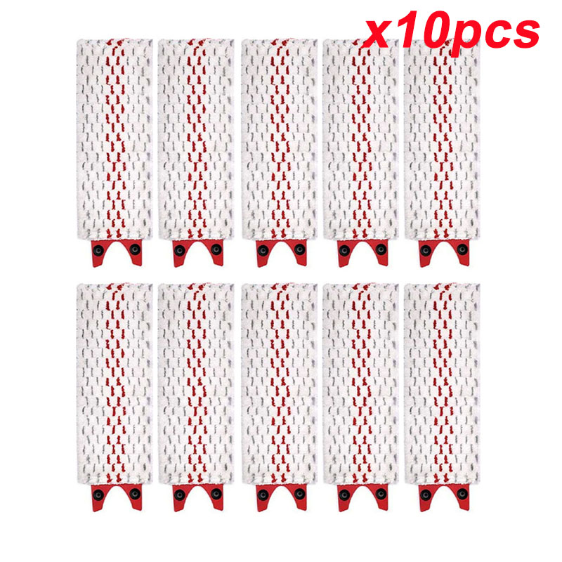 Microvezel Floor Vlakke Spin Spray Mop Pads Schoonmaakspullen Vervanging Refill Doek Mopa Hoofd Voor Vileda Ultramax Accessoires: 10PC