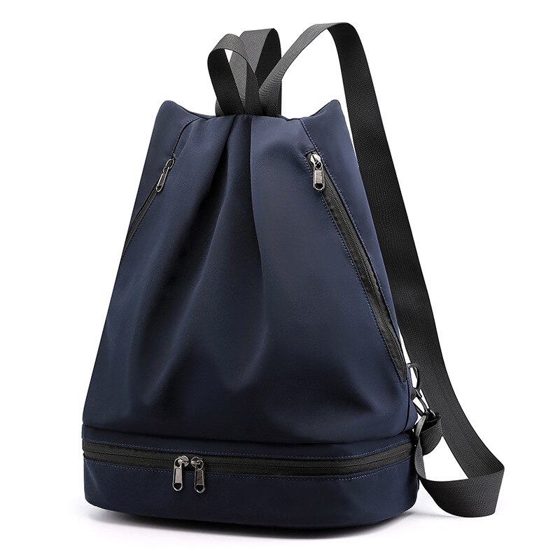 Waterproof Swimming Backpack Men Duffle Beach Bag Women Fitness Gym Blosa Oxford Travel Backpack 20l Trekking Pacpack: Navy Blue