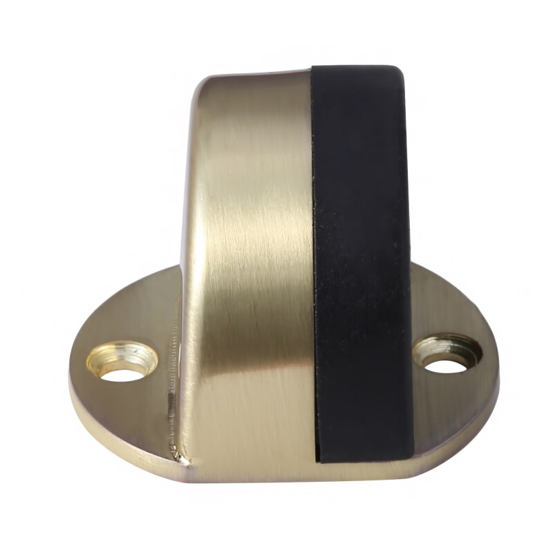 Rvs Deurstopper Non-Punch Sticker Waterdichte Deur Holder Verborgen Rubber Deurstopper Meubels Deur Hardware: gold