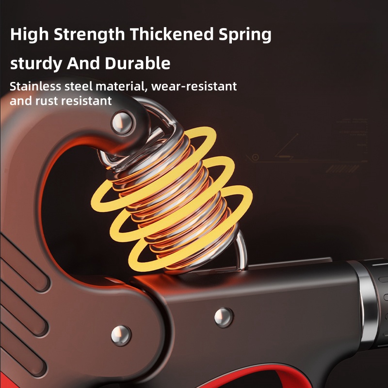 Grip Strengthener Gym Training Hand Exerciser Einstellbar 5-100 KG Fitness Unisex Finger Rehabilitation Training Hand Grip pesas