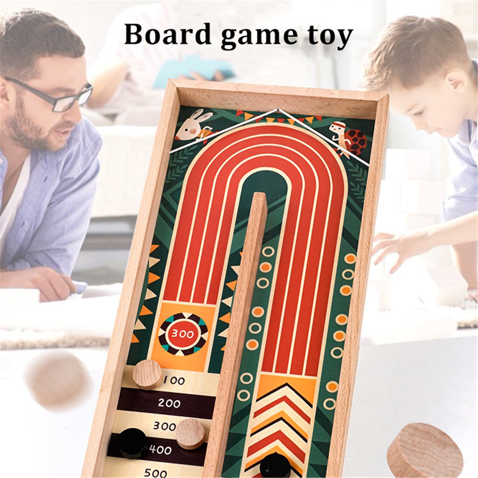 Interactieve Board Game Toy Set Kinderen Houten Speelgoed Voor Kinderen Ouder-kind Educatief Puzzel Schaken Bordspel Speelgoed Aanwezig