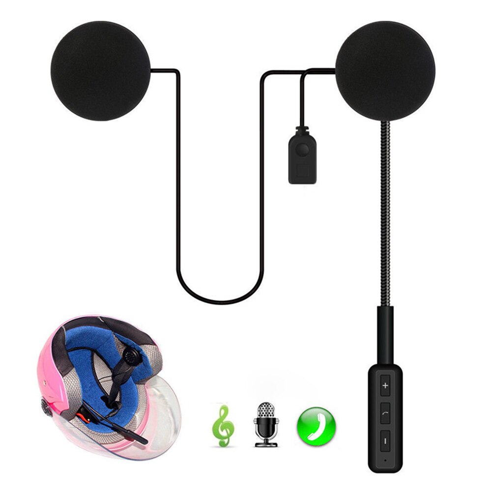 Talkie-walkie de casque Anti-brouillage sans fil imperméable de moto de Bluetooth 5.0 Durable et pratique