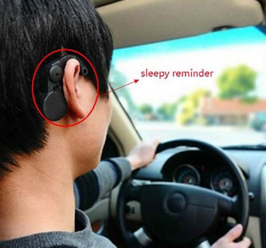3Pcs Auto Anti-Slapen Herinnering Veiligheid Driver Sleepy Apparaat Veilig Rijden Helper Brengen Het Alarm Op De Juiste oor