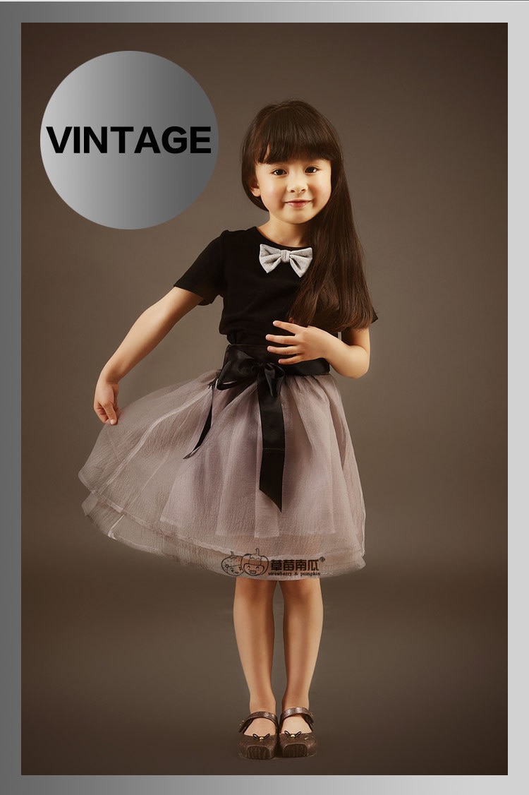 Mother Daughter Dresses Wedding Tutu Skirt Clothing Summer Mom and Daughter Dress Bowtie Family Matching Clothes