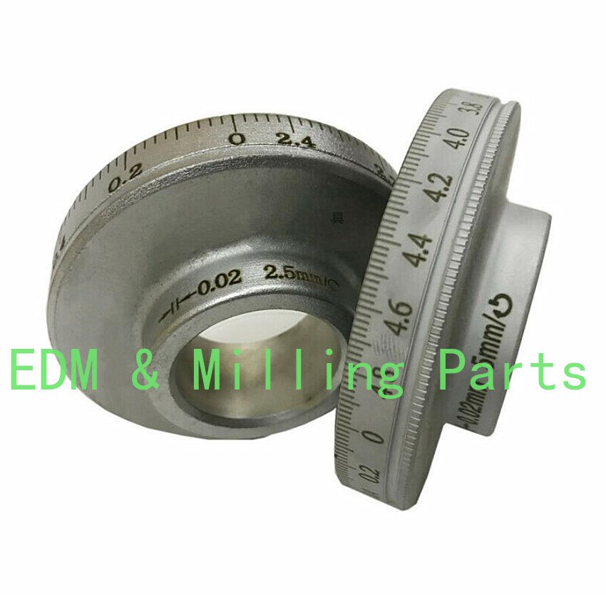 2pcs Milling Machine Aluminum CNC C87+D4 Dail XY & Z Axis Vertical Mill Tool For Bridgeport Mill Part