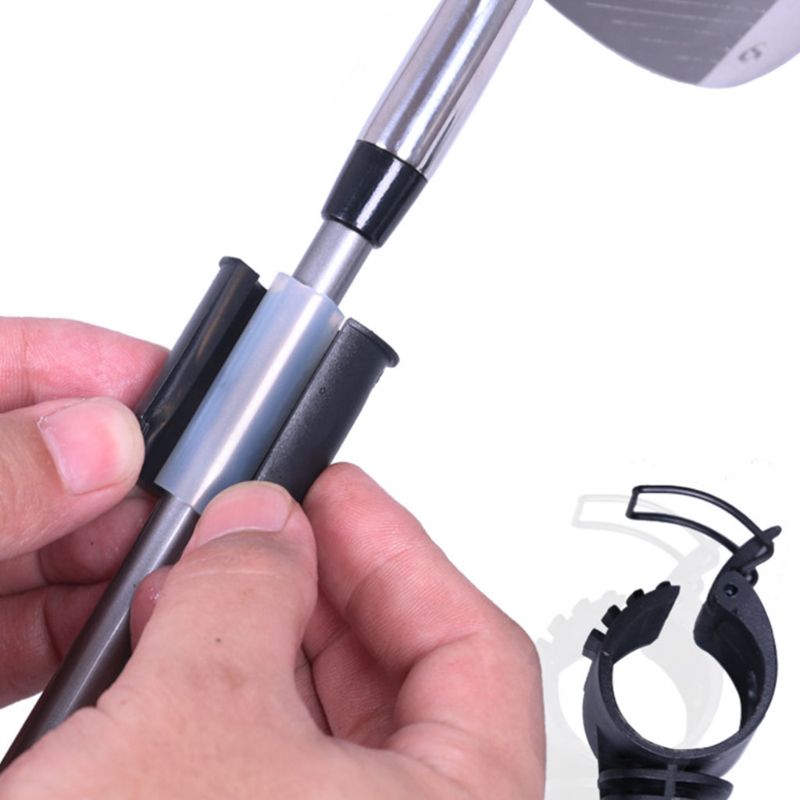 Universal Golf Clubs Practice Cell Phone Mount Holder Recording Bracket Clip Training Aid for Swing Practice Alignment Stick Acc