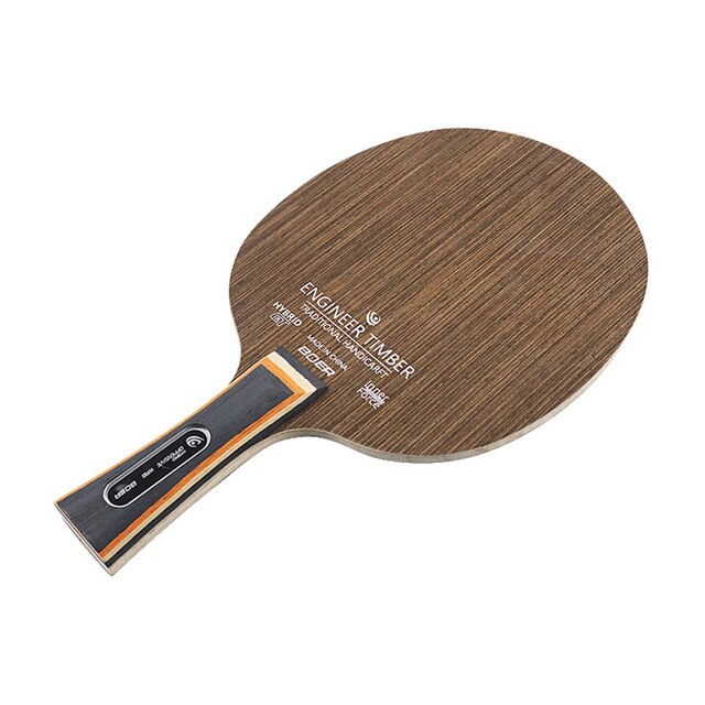 Table Tennis Racket Bottom Plate 5 Ply Ping Pong Blade Paddle Long Handl Horizontal Racket Pure Wooden Table Tennis Racket: Iron sword wood