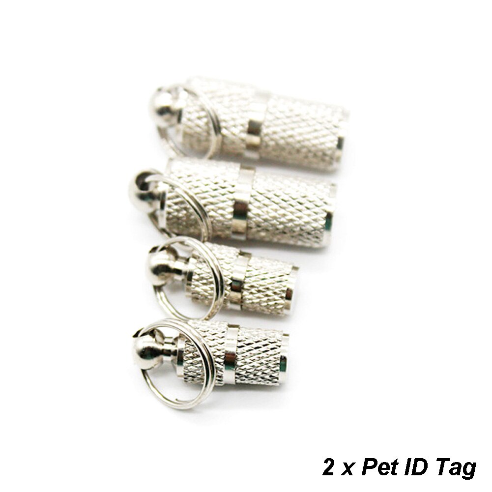 2 Pcs Barrel Tube Anti Lost Storage Tube Metal Dog... – Vicedeal