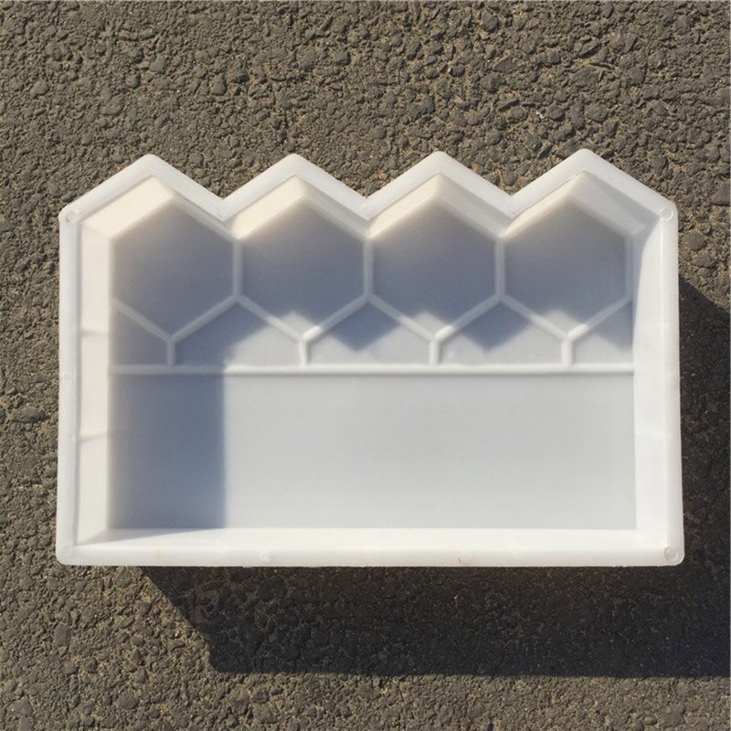 Hage gjerde betong stein sement murstein form diy bane lage plen demning dekor  --m25
