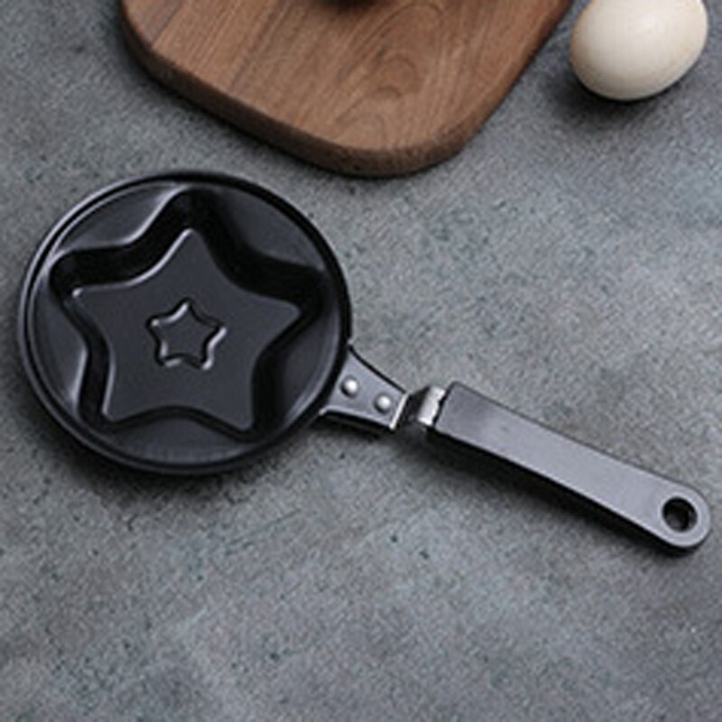 Mini Cute Omelette Pan Funny Cartoon Breakfast Grill Frying Pan Egg Pancake Pan Non-Stick Cooking Pots Breakfast Cookware: Star