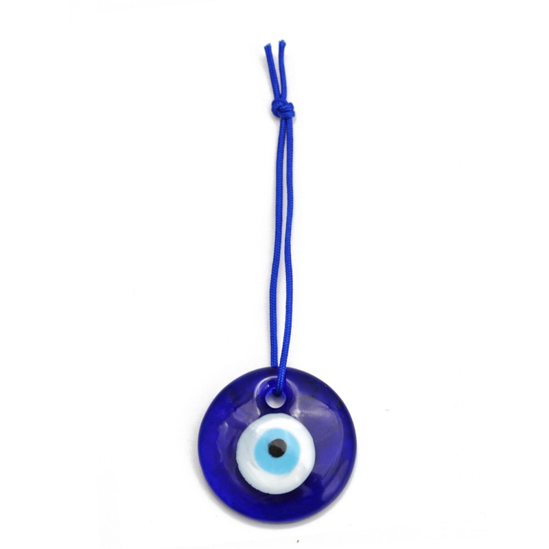 Porte-bonheur turc grec mauvais œil bleu pendentif lampe bleue, verre maison amulette pendentif oeil bijoux accessoires
