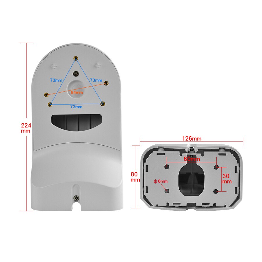 Original Hikvision Wall Mount Bracket DS-1294ZJ-PT Bracket Junction Box for DS-2DE2A404IW-DE3/W DS-2DE2A404IW-DE3 PTZ Camera