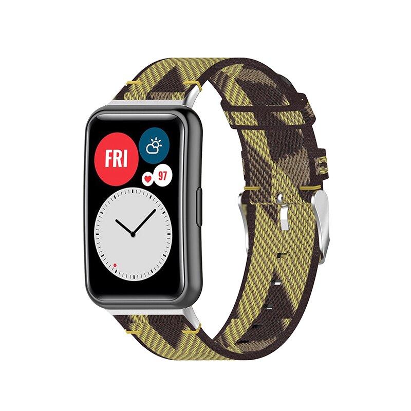 Nylon Braided Strap For Huawei Watch Fit Watchband Bracelet Smart Watch Band Replacement Accessories For Huawei Smart Watch