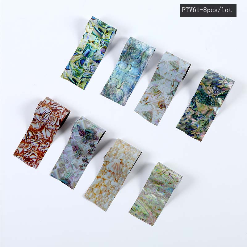 1set Starry Sky Nail Foils Nail Art Transfer Sticker Decal Stylish DIY Nail Tips Decoration: PTV61