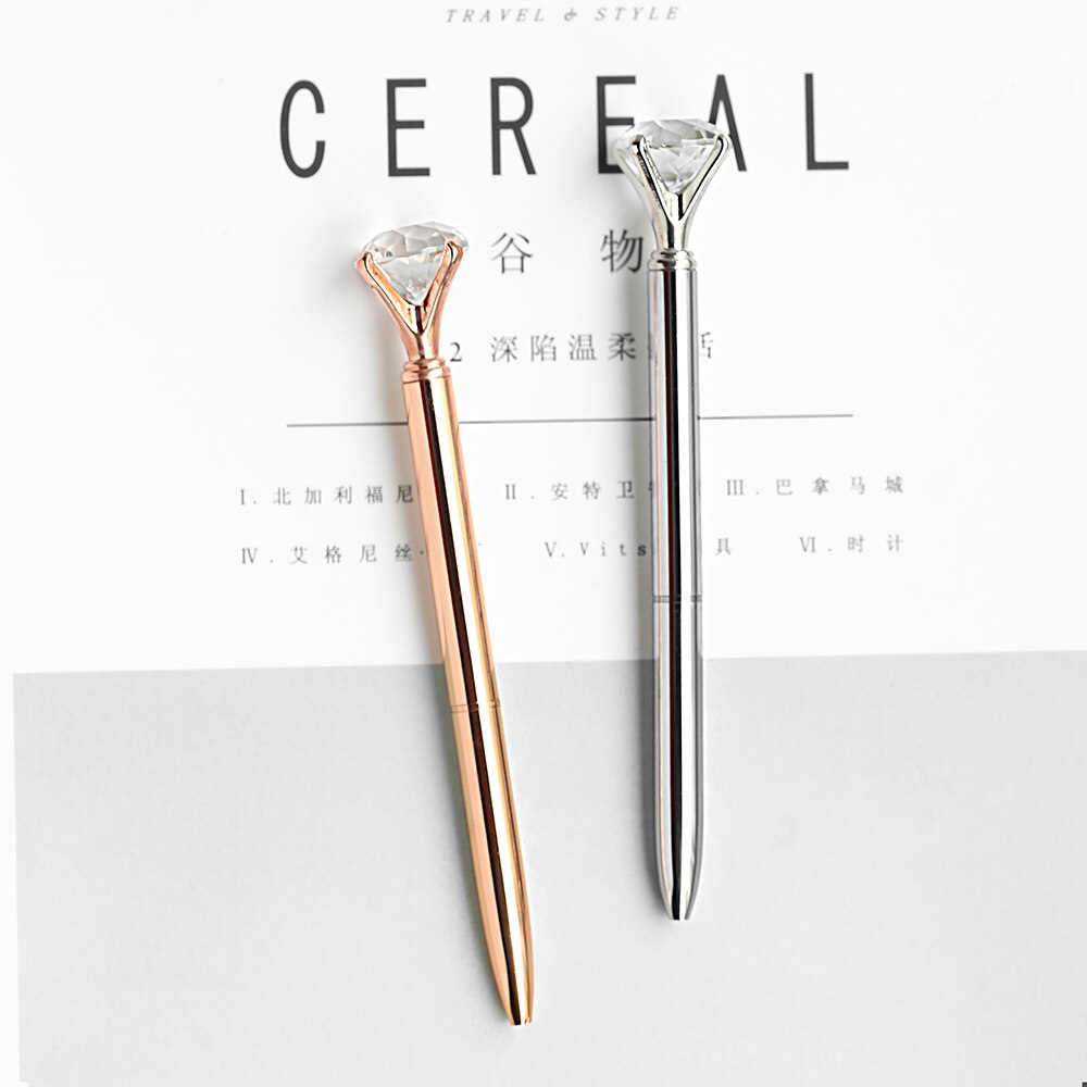 Korea gold diamond pen crystal pen queen Scepter ballpoint pen