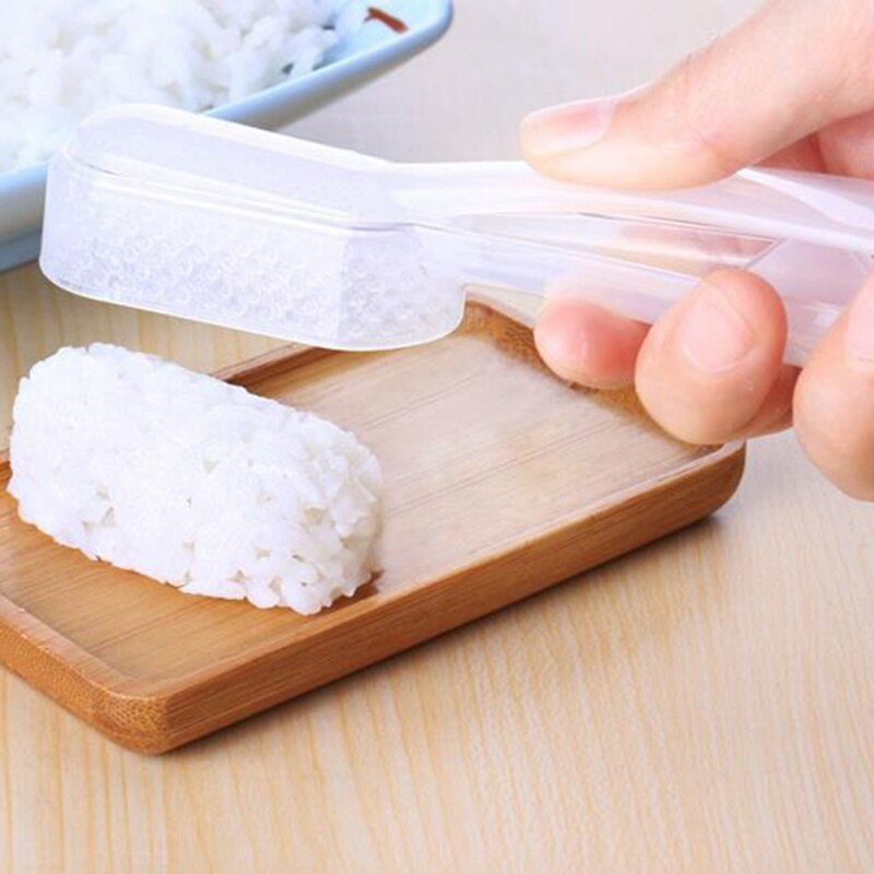 Eenvoudige Handleiding Sushi Mallen Met Handvat Draagbare Diy Handgemaakte Rijst Bal Mallen Voor Kinderen Bento