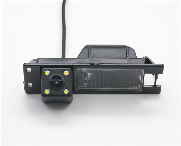 Dynamische Traject Tracks Parkeer Achteruitrijcamera voor Opel Astra H Corsa D Meriva EEN Vectra C Zafira B FIAT Grande Insignia: 4LED camera